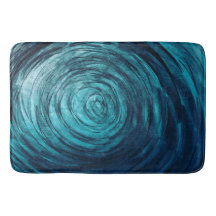 Vortex de saphir - tapis de bain