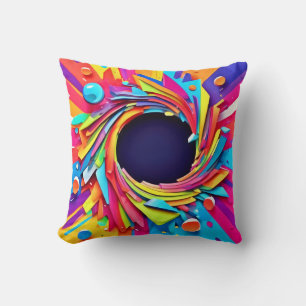Vortex der Vitalkunst Kissen