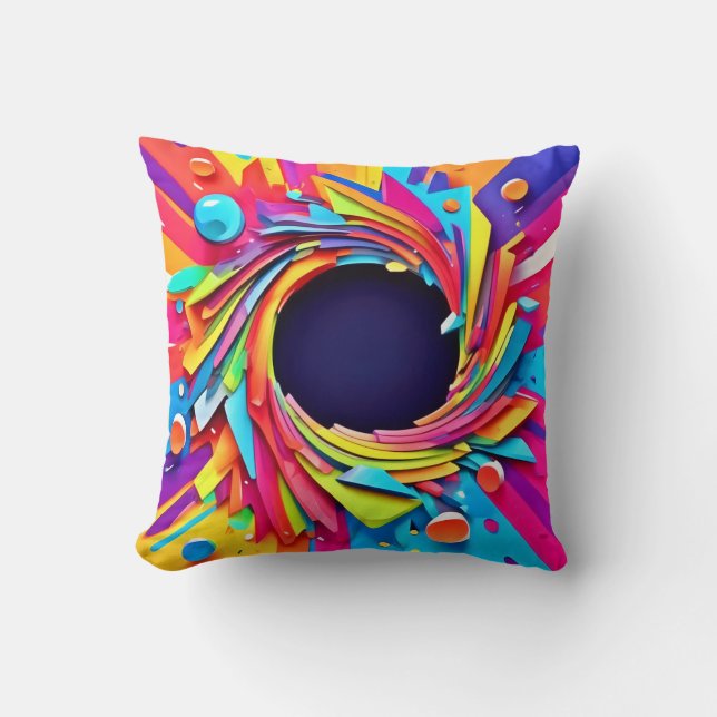 Vortex der Vitalkunst Kissen (Vorderseite)