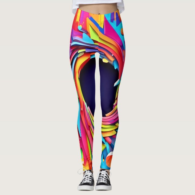 Vortex der Vitalkunst Leggings (Vorderseite)