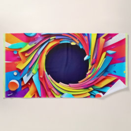 Vortex der Vitalkunst Strandtuch