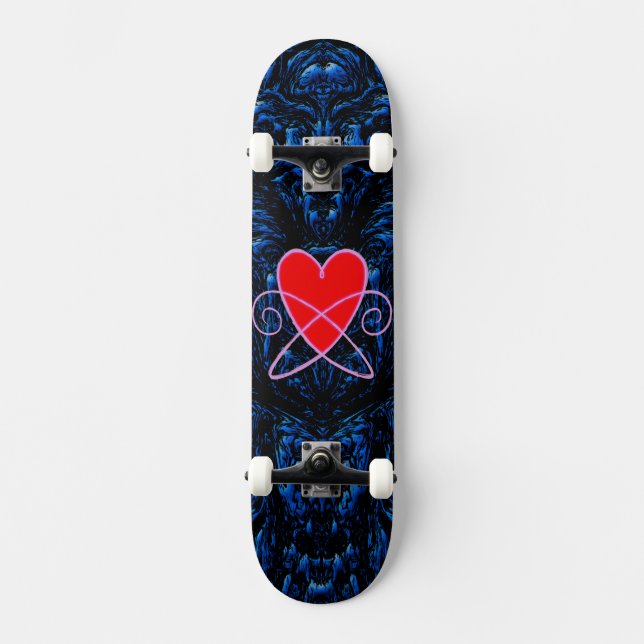 Vortex Heart Skateboard (Vorderseite)