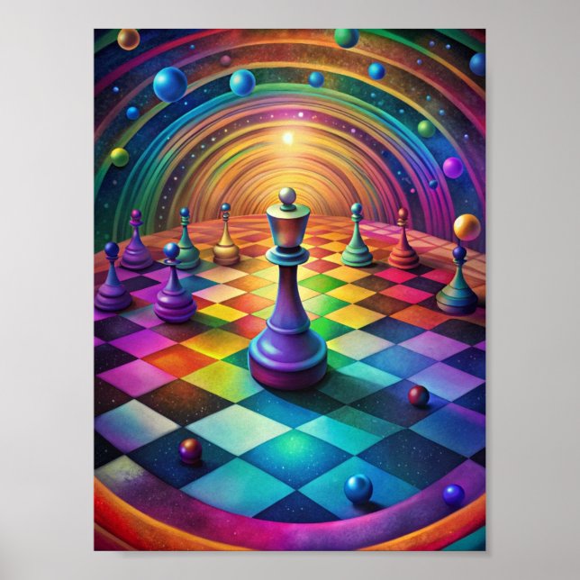 "Vortex of Strategy" Poster (Vorne)