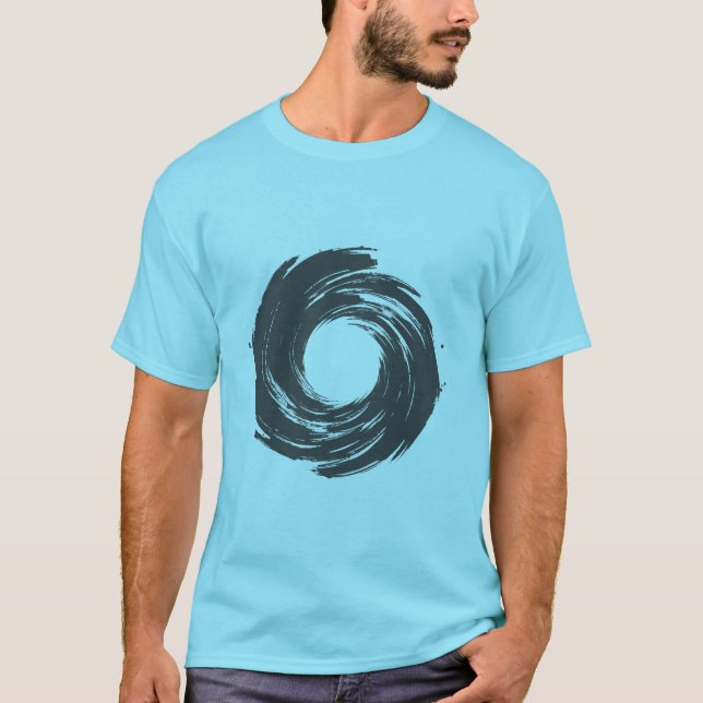 Vortex Preto T-Shirt (Vorderseite)