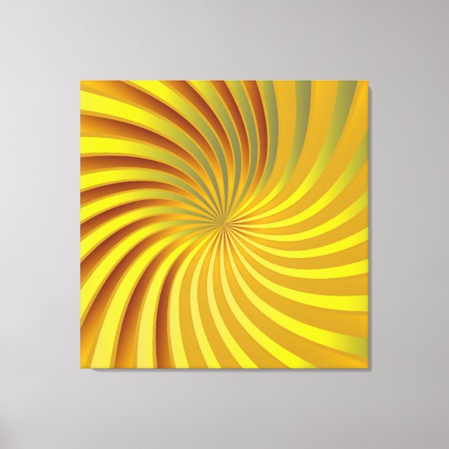 Vortex spirale en toile d'or (Recto)