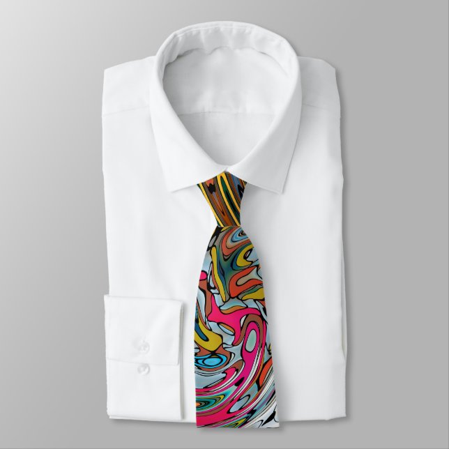Vortex von Colors Neck Tie Krawatte (Gebunden)