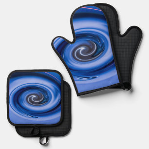 Vortex von Shirley Taylor Ofenhandschuh & Topflappen-Set