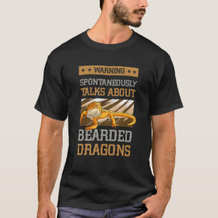 Vorträge über bärtige Drachen - Tierechse T-Shirt