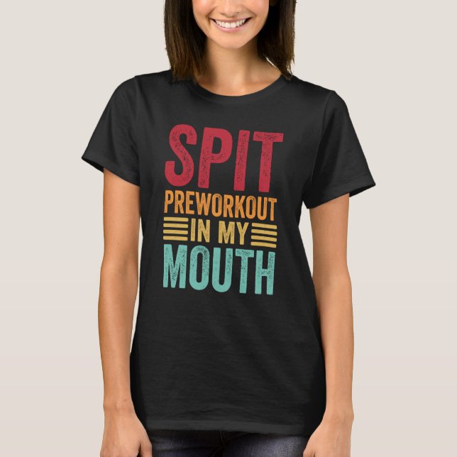 Vortrainieren im Mund-Gym-Workout-Internet m T-Shirt (Vorderseite)