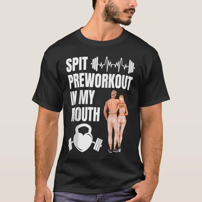 Vortrainingsprogramm in meinem Mund-Raglan-Basebal T-Shirt (Vorderseite)