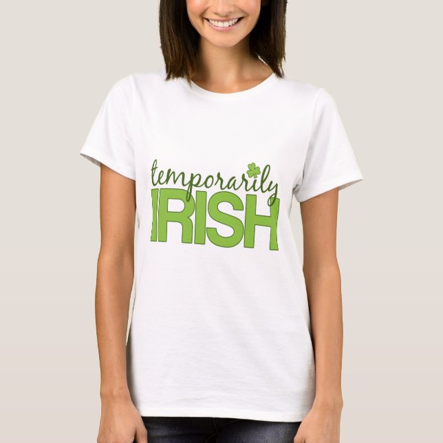 Vorübergehend irisch T-Shirt (Vorderseite)