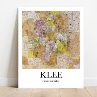 Vorurban Idyll von Paul Klee Poster