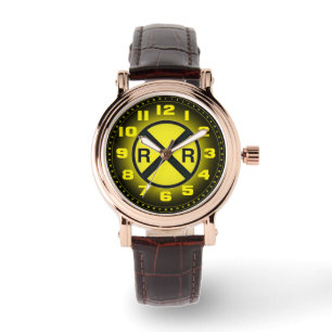 Vorwarnung beim Überqueren der Signaturbahn Armbanduhr