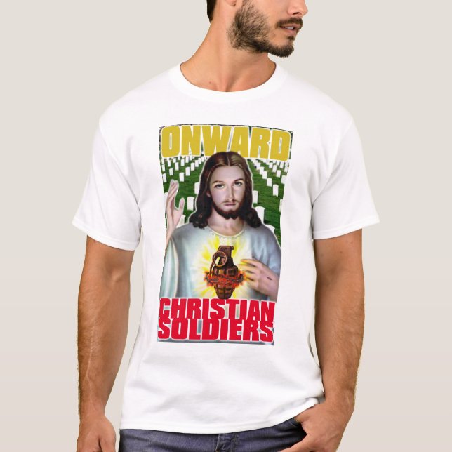 Vorwärts christliche Soldaten T-Shirt (Vorderseite)