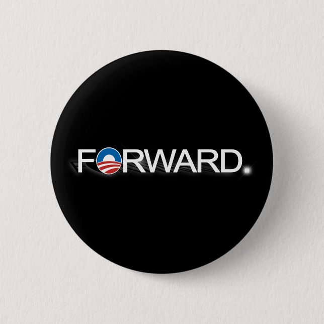 Vorwärts für Obama 2012 Button (Vorderseite)