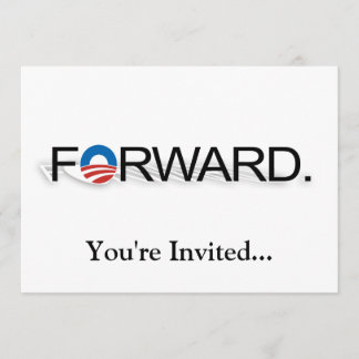 Vorwärts für Obama 2012 Einladung