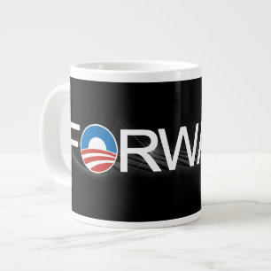 Vorwärts für Obama 2012 Jumbo-Tasse