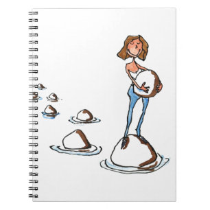 Vorwärts gehen notizblock