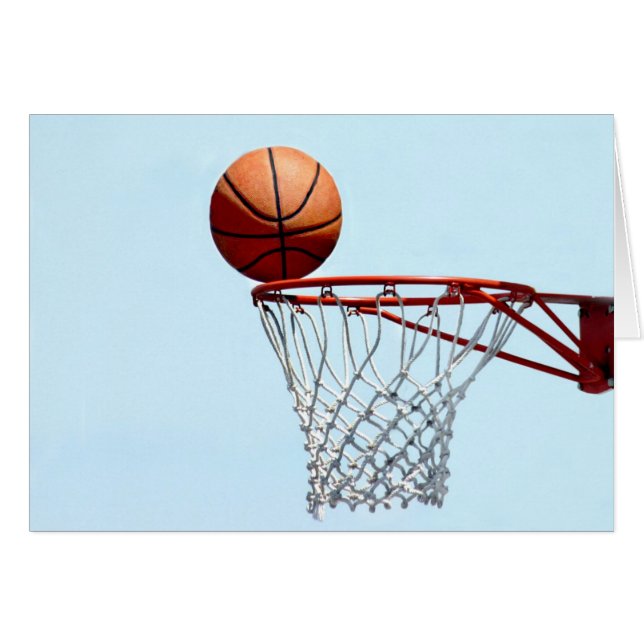 Vorwegnahme von Basketball (Vorderseite (Horizontal))