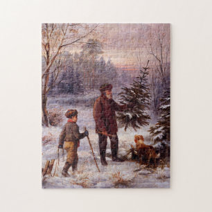 Vorweihnacht Franz Krüger Weihnachtsbaumschnee