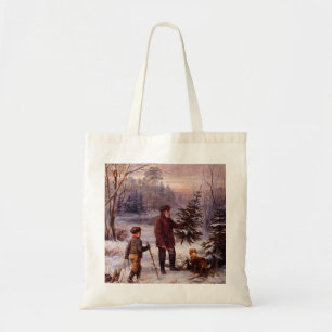 Vorweihnacht Franz Krüger Weihnachtsbaumschnee Tragetasche