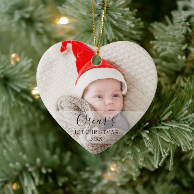 Vorweihnachtsname des Fotos Keramik Ornament (Baum)