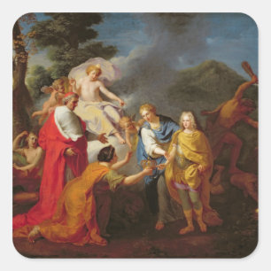 Vorwurf der Anerkennung von Philippe de France Quadratischer Aufkleber