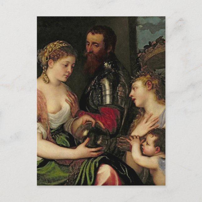 Vorwurf des Verheirateten Lebens Postkarte (Vorderseite)