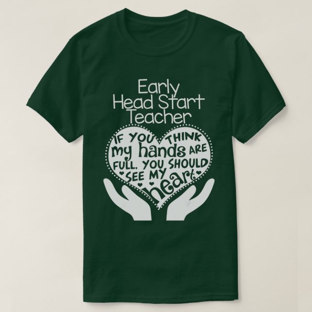 Vorzeitiger Schulstart Lehrer Herz-T-Schulteam Ges T-Shirt (Design vorne)