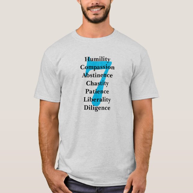 Vorzüge und Sünden T-Shirt (Vorderseite)