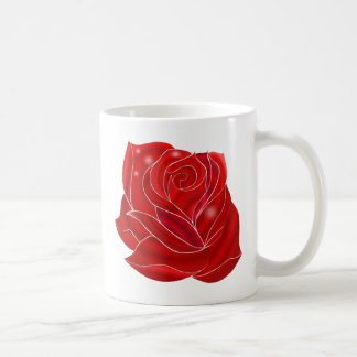 Vorzüglich schöne Rosen-Blume Kaffeetasse