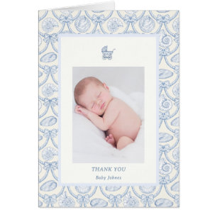 Vorzügliche Küsten-Baby-Dankeskarten