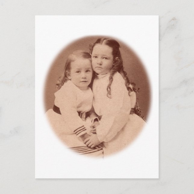 Vorzügliche Vintage antike Postkarte durch (Vorderseite)