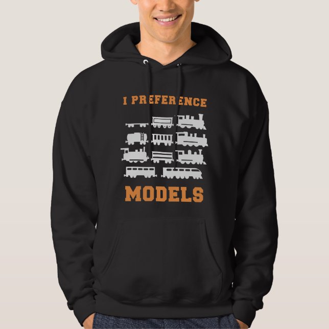 Vorzugsmodelle für den Eisenbahnverkehr Lover I Hoodie (Vorderseite)