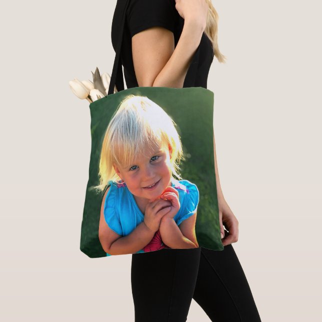 Vos 2 photos Sacs fourre-tout personnalisés, impre (De près)