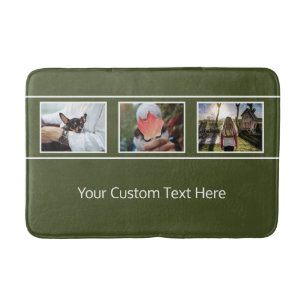 VOS 3 PHOTOS & TAPIS DE BAIN PERSONNALISÉS