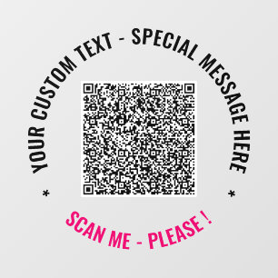 Vos autocollants de fenêtre de texte personnalisé