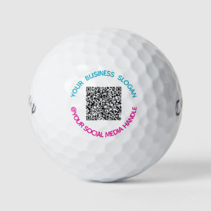 Vos balles de golf avec texte personnalisé timbré