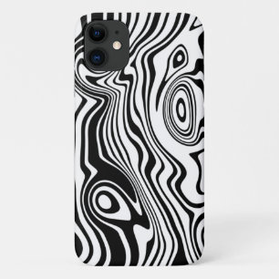 Vos couleurs Vagues noir blanc coque iphone