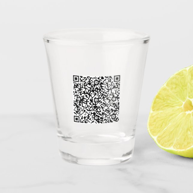 Vos informations d'analyse de code QR Verre de tir (Devant)