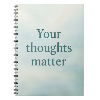 Vos Pensées Comptent – Cahier Motivation Pastel Ca