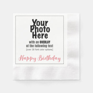 Vos photos avec des serviettes en papier à superpo