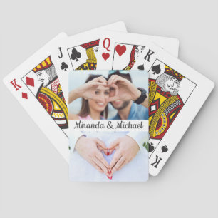 VOS photos et nom(s) personnalisées cartes à jouer