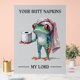 Vos serviettes Butt Mon Seigneur