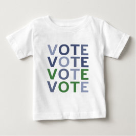 VotBlue und Green Baby T-shirt