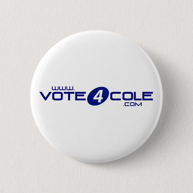 Vote4Cole Knopf Button (Vorderseite)