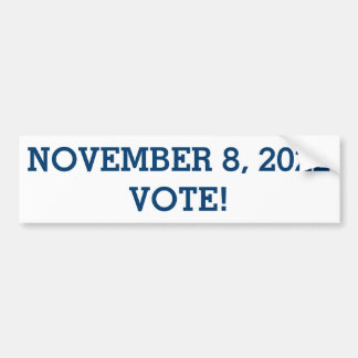 Vote 6 novembre 2018 Bumper Sticker