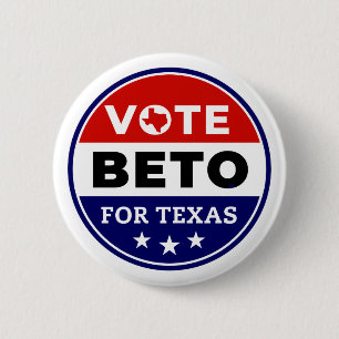 Vote Beto für Texas Button Button