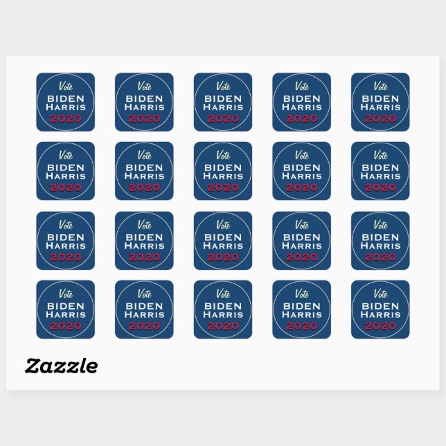 Vote Biden Harris 2020 Kampagne Stickers (Blatt)