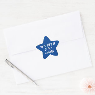Vote Blue 2024 Comme Une Femme Noire Stickers